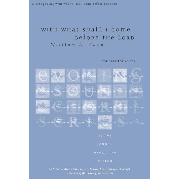 With What Shall I Come before the Lord