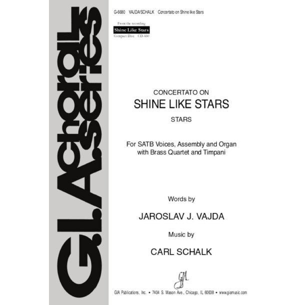 Shine Like Stars - Instrument Parts : Trumpet 1 and 2 in B-flat and C, Trombone 1 and 2, Timpani (Brass Quartet with Timpani)