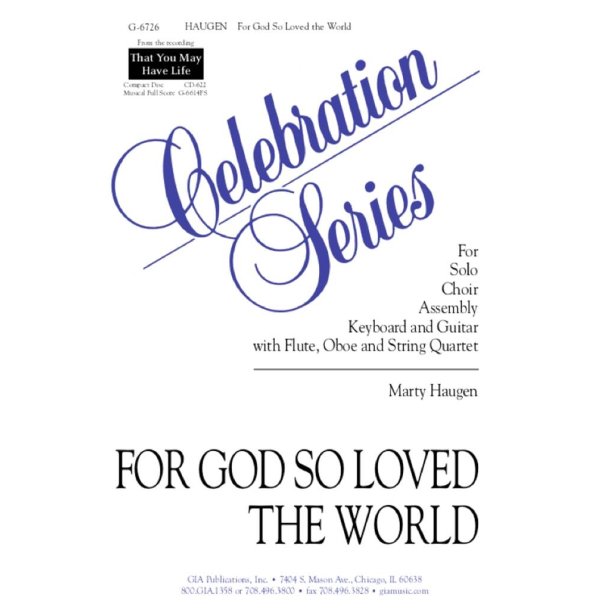 For God So Loved the World - Guitar : Guitar