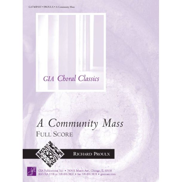 A Community Mass - Full Score