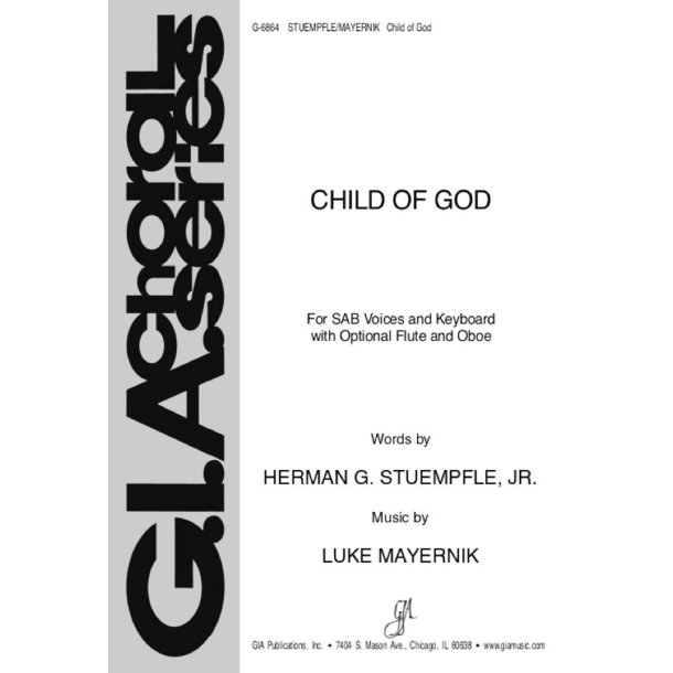 Child of God - Instrument parts : Flute, Oboe, or C Instrument