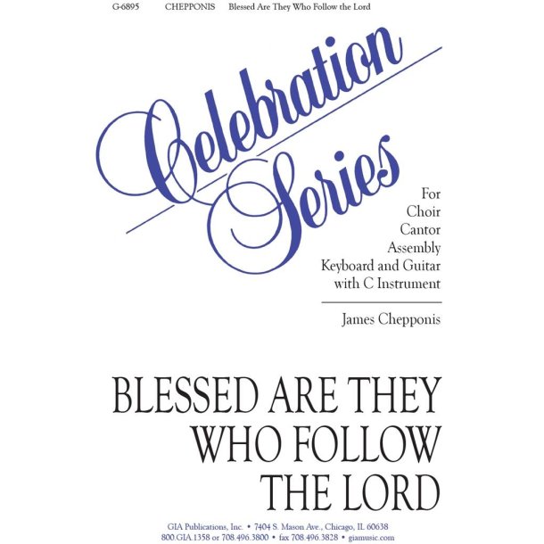 Blessed Are They Who Follow the Lord : C Instrument