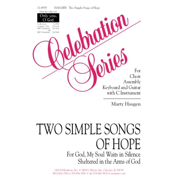 Two Simple Songs of Hope - C Instrument Part : C Instrument