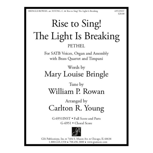 Rise to Sing : Brass nstruments