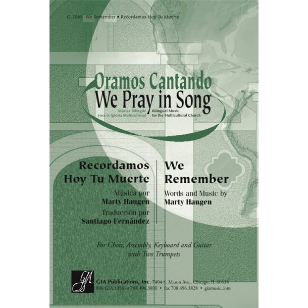 We Remember : Guitar