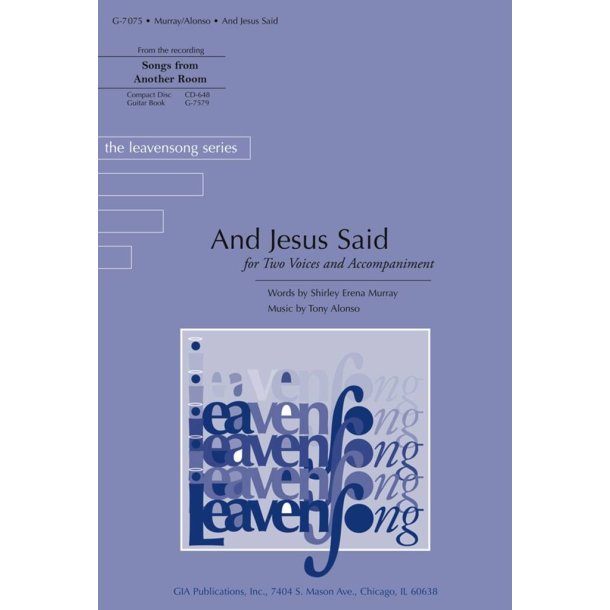 And Jesus Said - Guitar Part