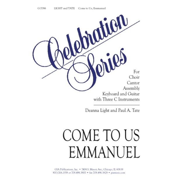 Come to Us, Emmanuel - Instrument Parts : 3 C Instruments