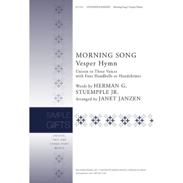 Morning Song / Vesper Hymn : 2 or 3 octaves handbells or handchimes