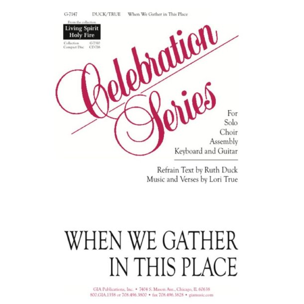 When We Gather in This Place - Guitar part : Guitar