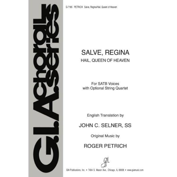 Salve Regina - Instrument parts