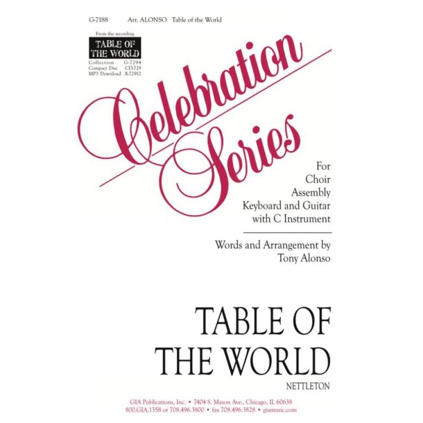 Table of the World - Guitar part : Guitar