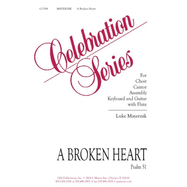 A Broken Heart - Instrument part