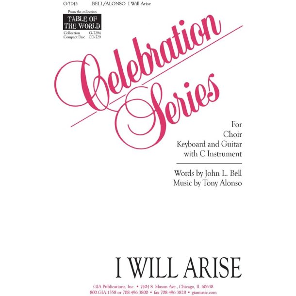 I Will Arise : C Instrument
