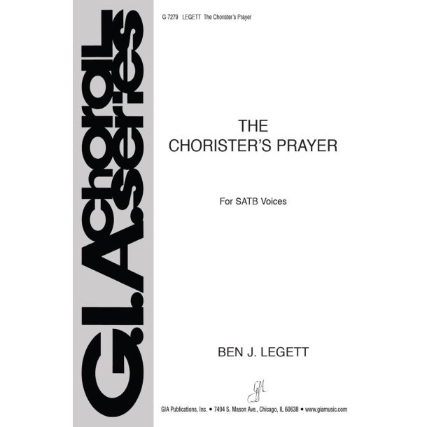 The Chorister's Prayer