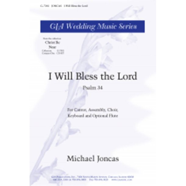 I Will Bless the Lord - Instrument part