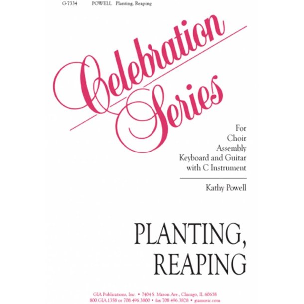 Planting, Reaping - Guitar part : Guitar