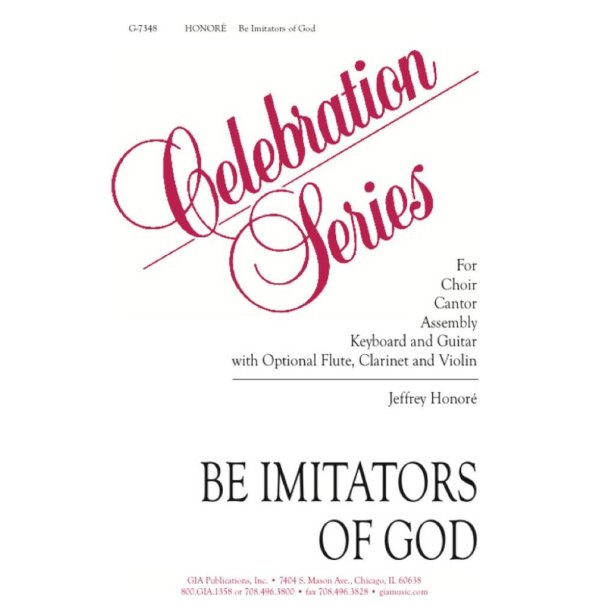 Be Imitators of God
