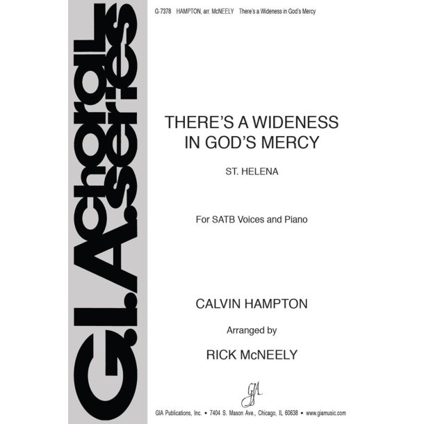 There's a Wideness in God's Mercy
