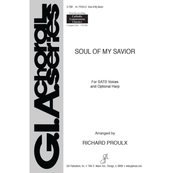 Soul of My Savior : Optional Harp
