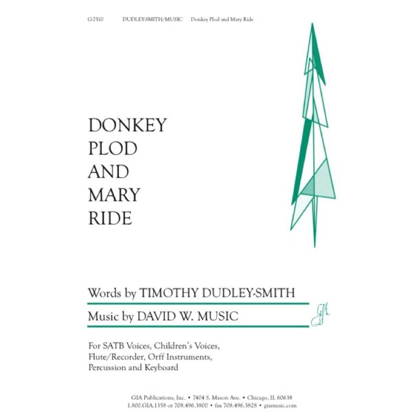 Donkey Plod and Mary Ride : Flute/Recorder, Percussion, Orff Instruments