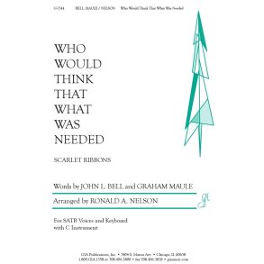 Who Would Think That What Was Needed : C Instrument