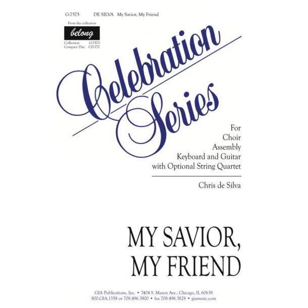 My Savior, My Friend : Guitar