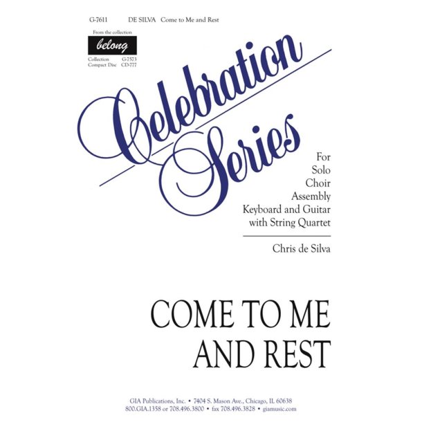 Come to Me and Rest : Guitar