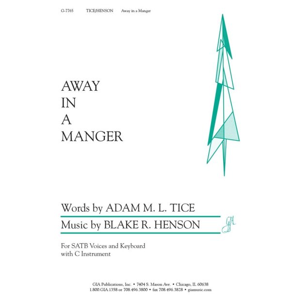 Away in a Manger : C instrument