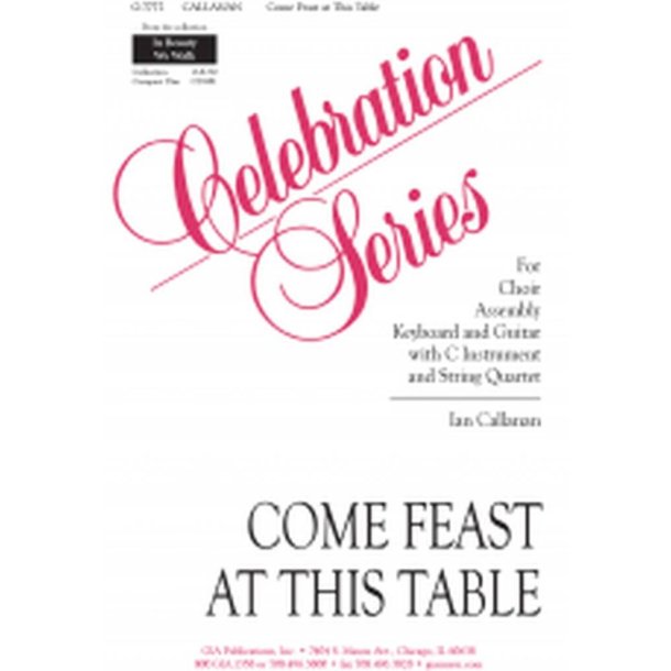 Come Feast at This Table - instrument part : O Sacrament Most Holy