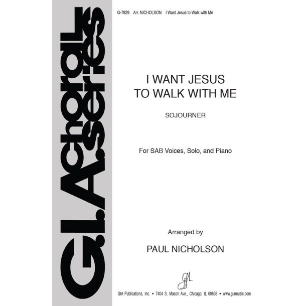 I Want Jesus to Walk with Me