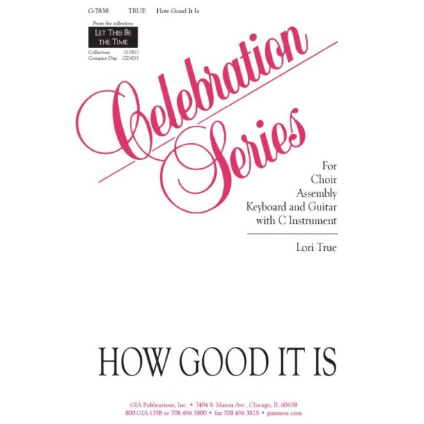 How Good It Is : C instrument