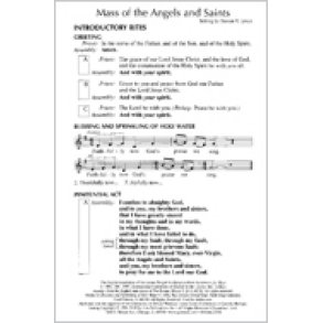Mass of the Angels and Saints - Assembly : Revised Order of Mass 2010