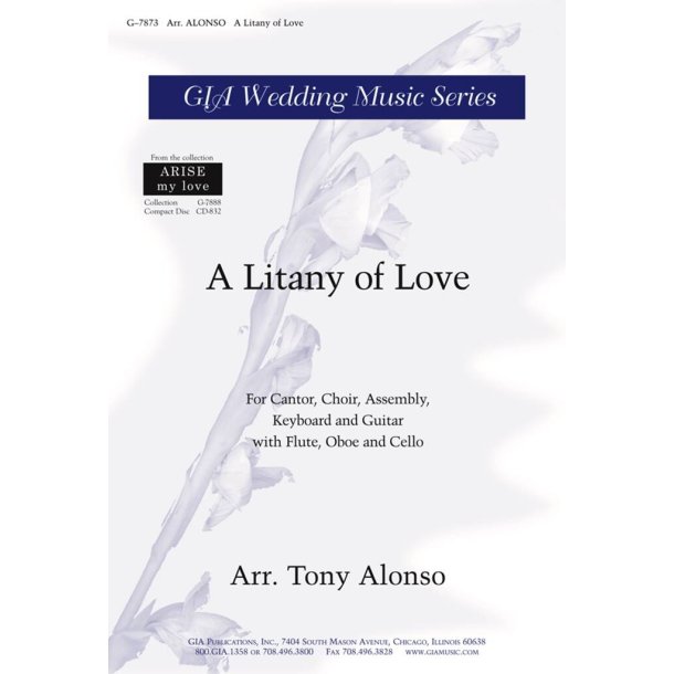 Litany of Love - Instrument Parts : Flute, Oboe, Cello