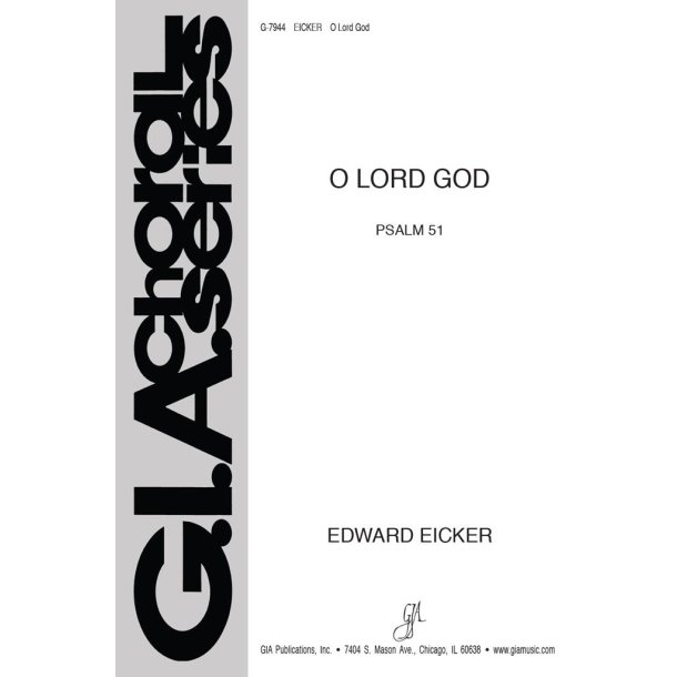 O Lord God : Psalm 51