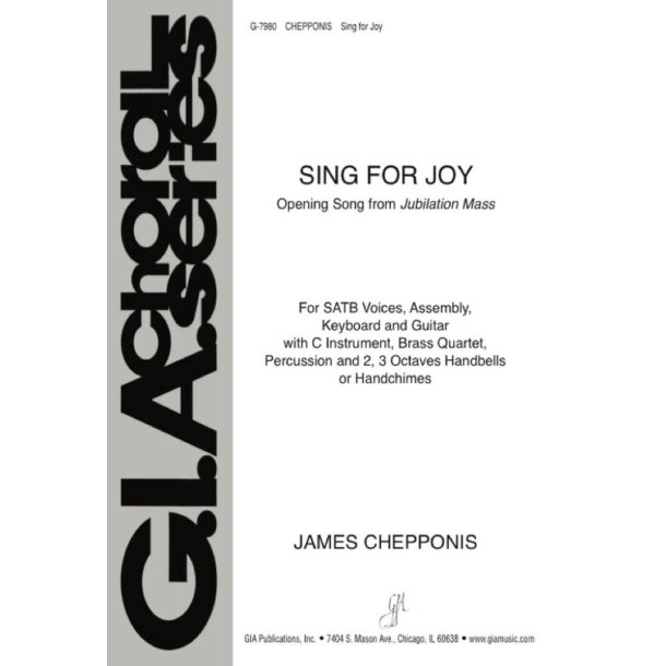 Sing for Joy : Opening Song from Jubilation Mass