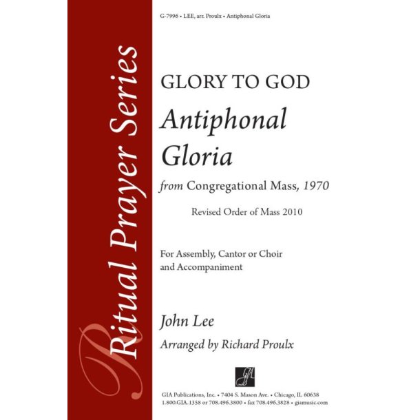 Antiphonal Gloria from Congregational Mass : 7 handbells (interlined)