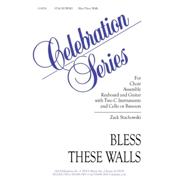 Bless These Walls - Instrument parts