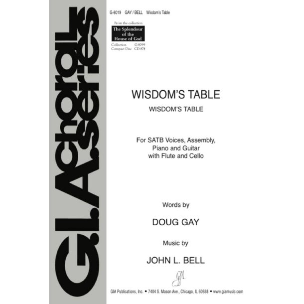 Wisdom's Table - instrument parts