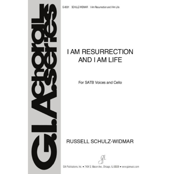 I Am Resurrection and I Am Life - Instrument part : Cello