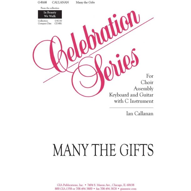 Many the Gifts : C instrument