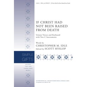 If Christ Had Not Been Raised from Death : 2 C instruments