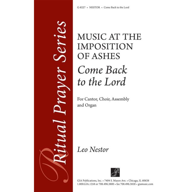 Come Back to the Lord : Music at the Imposition of Ashes