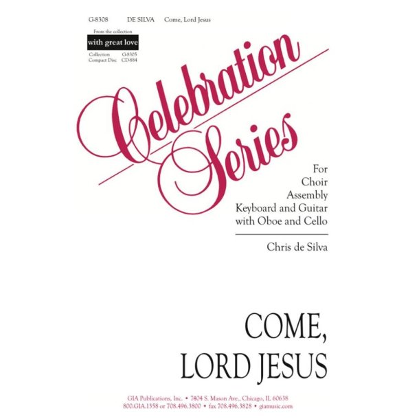 Come, Lord Jesus - Instrument part : Oboe, Cello