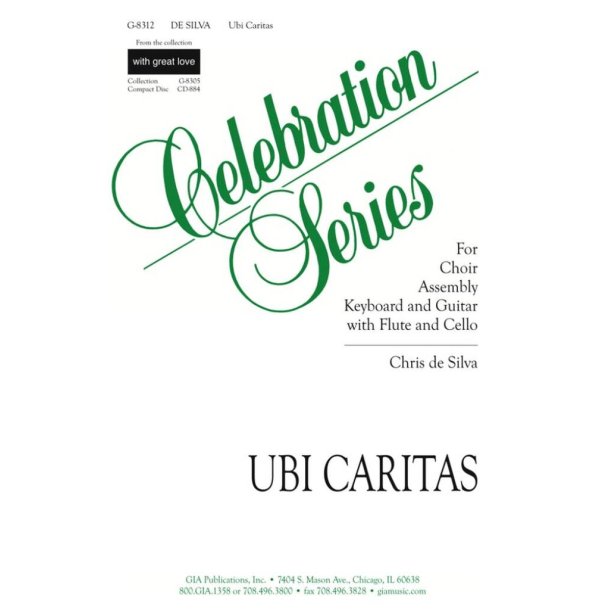 Ubi Caritas - Instrument edition : Flute, Cello