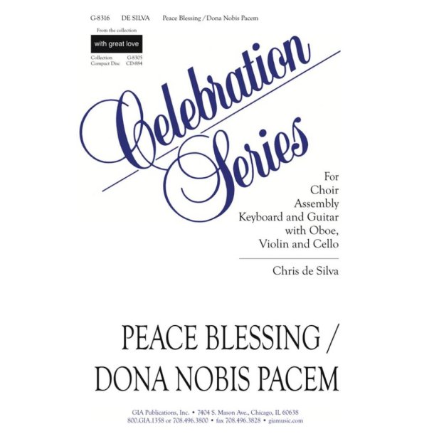 Peace Blessing-Instrument Ed : Oboe, Violin, Cello