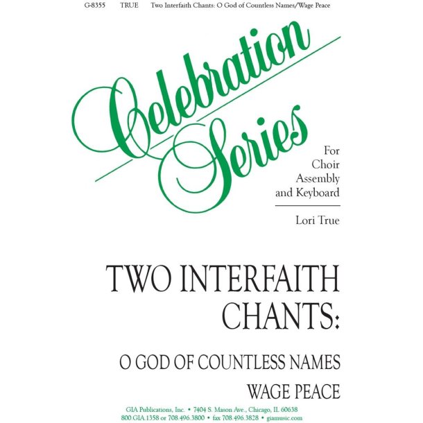 O God of Countless Names and Wage Peace