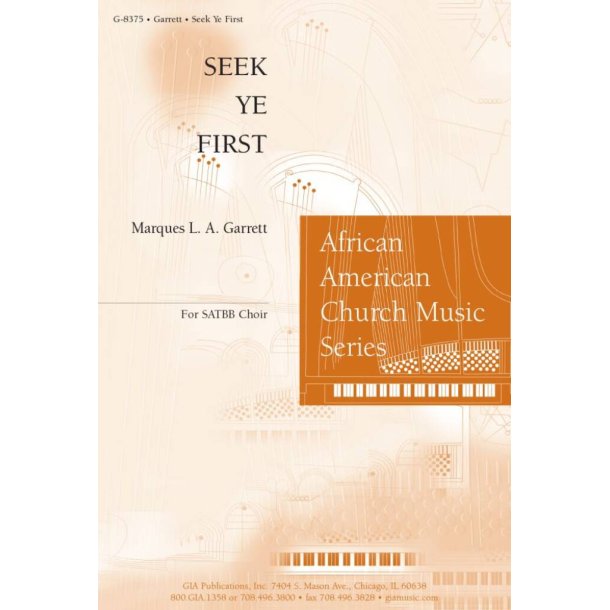 Seek Ye First