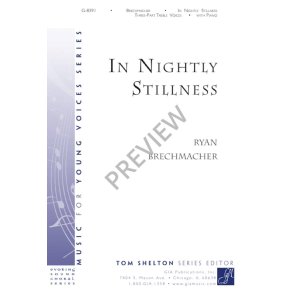 In Nightly Stillness : Three-part treble and piano