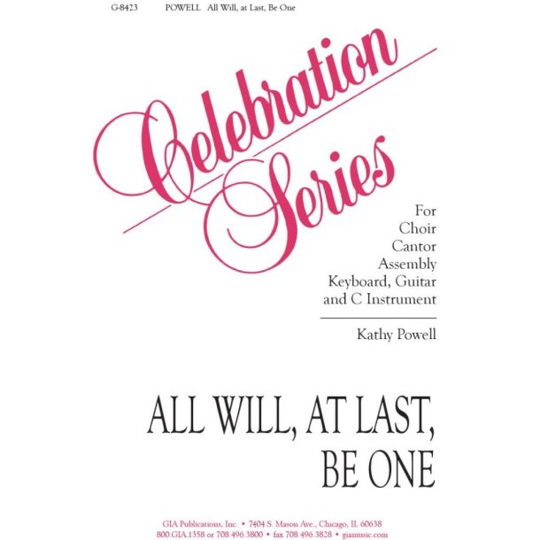 All Will, at Last, Be One