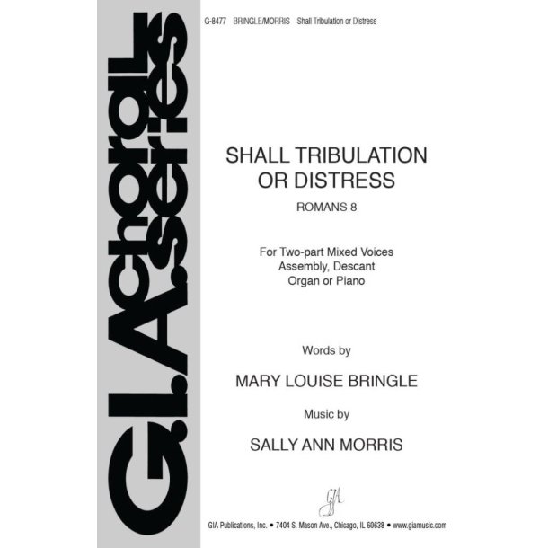 Shall Tribulation or Distress